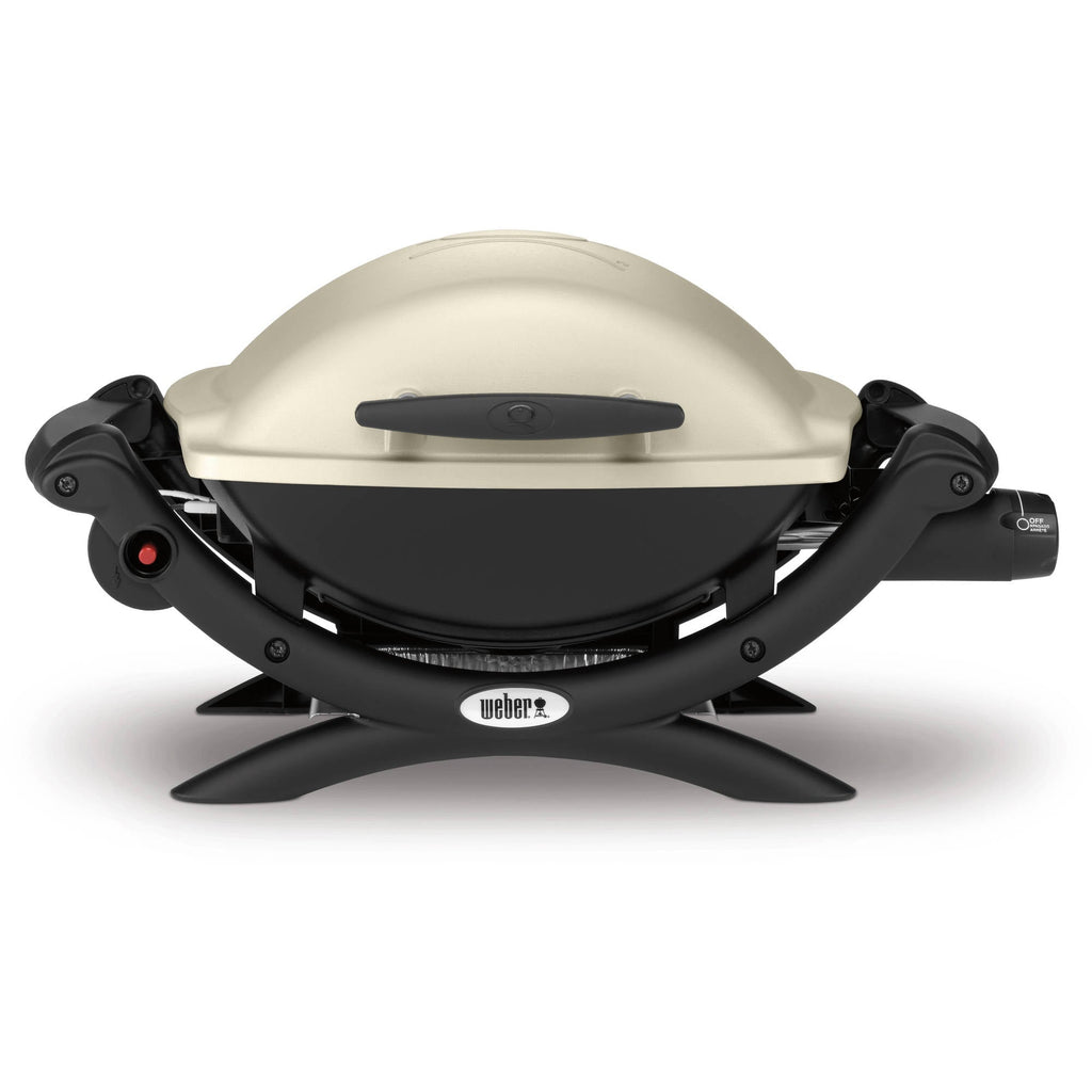 Q 1000 1-Burner Portable Gas Grill, Titanium