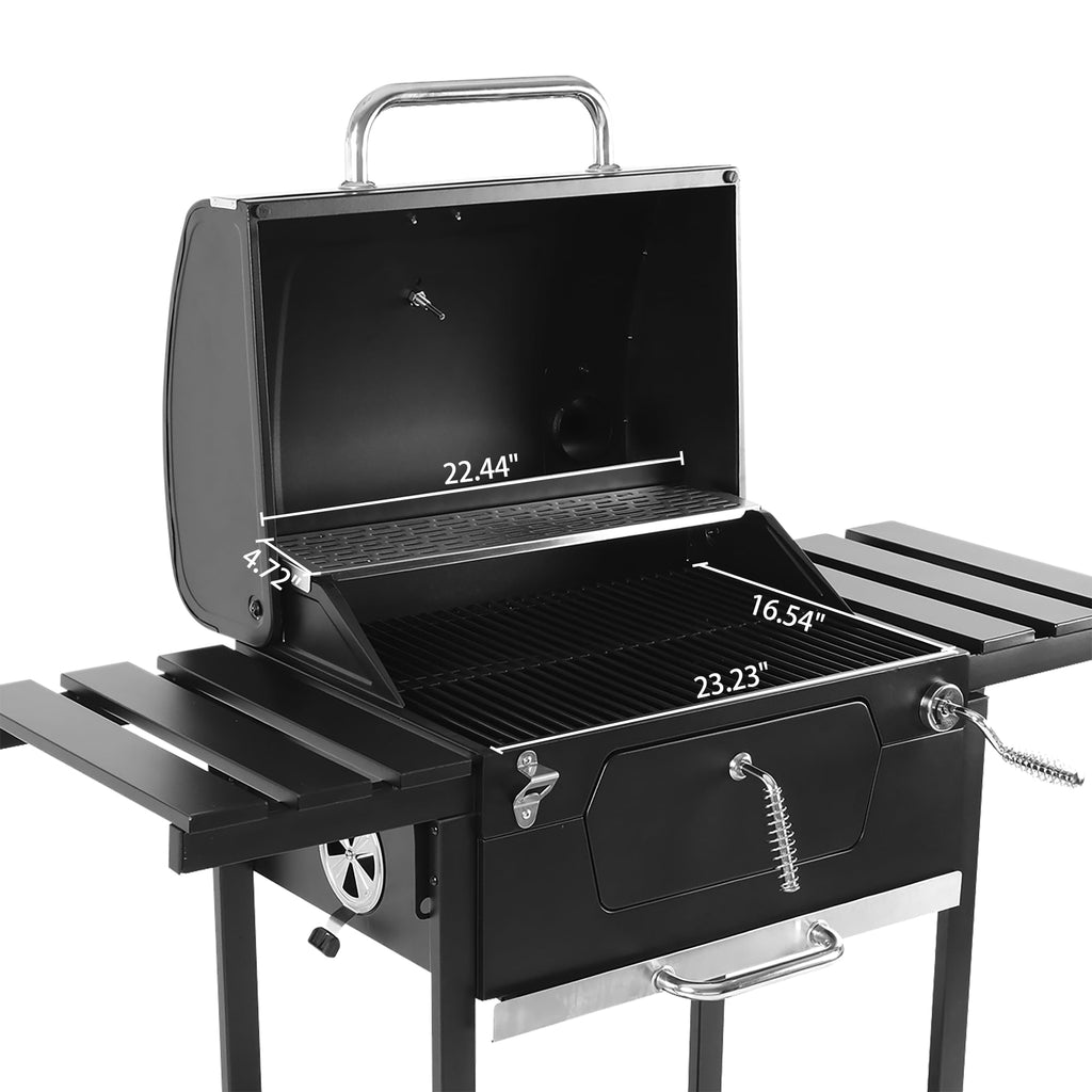24" CD1824EC, Charcoal BBQ Grill with Cover