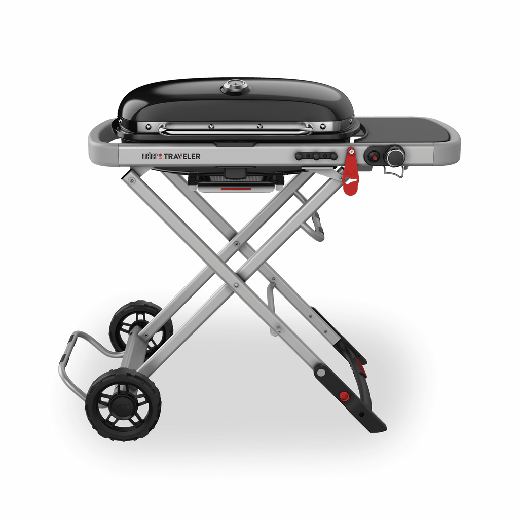 Traveler Portable Propane Gas Grill, Black