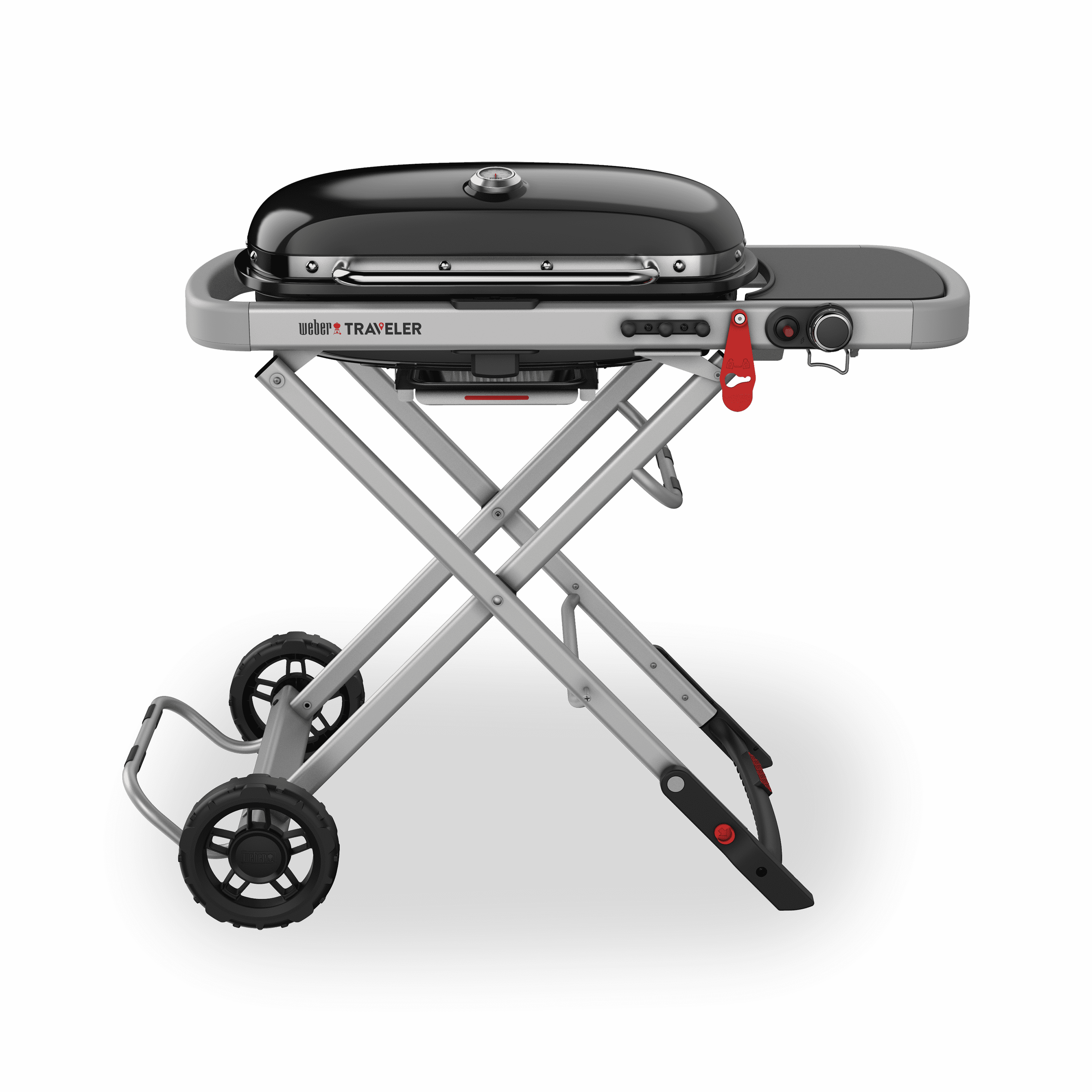Traveler Portable Propane Gas Grill, Black
