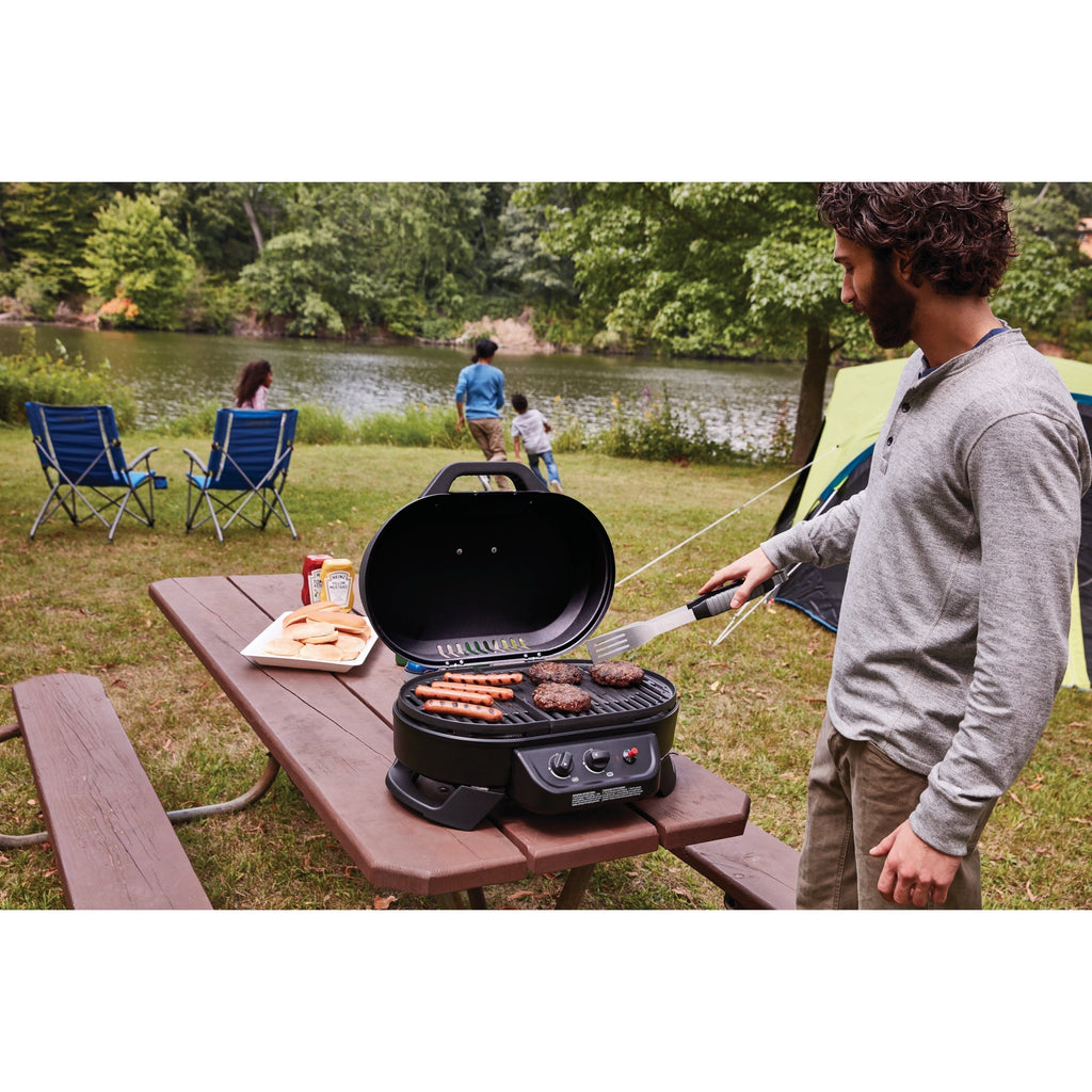 225 Tabletop Propane Gas Grill, Black