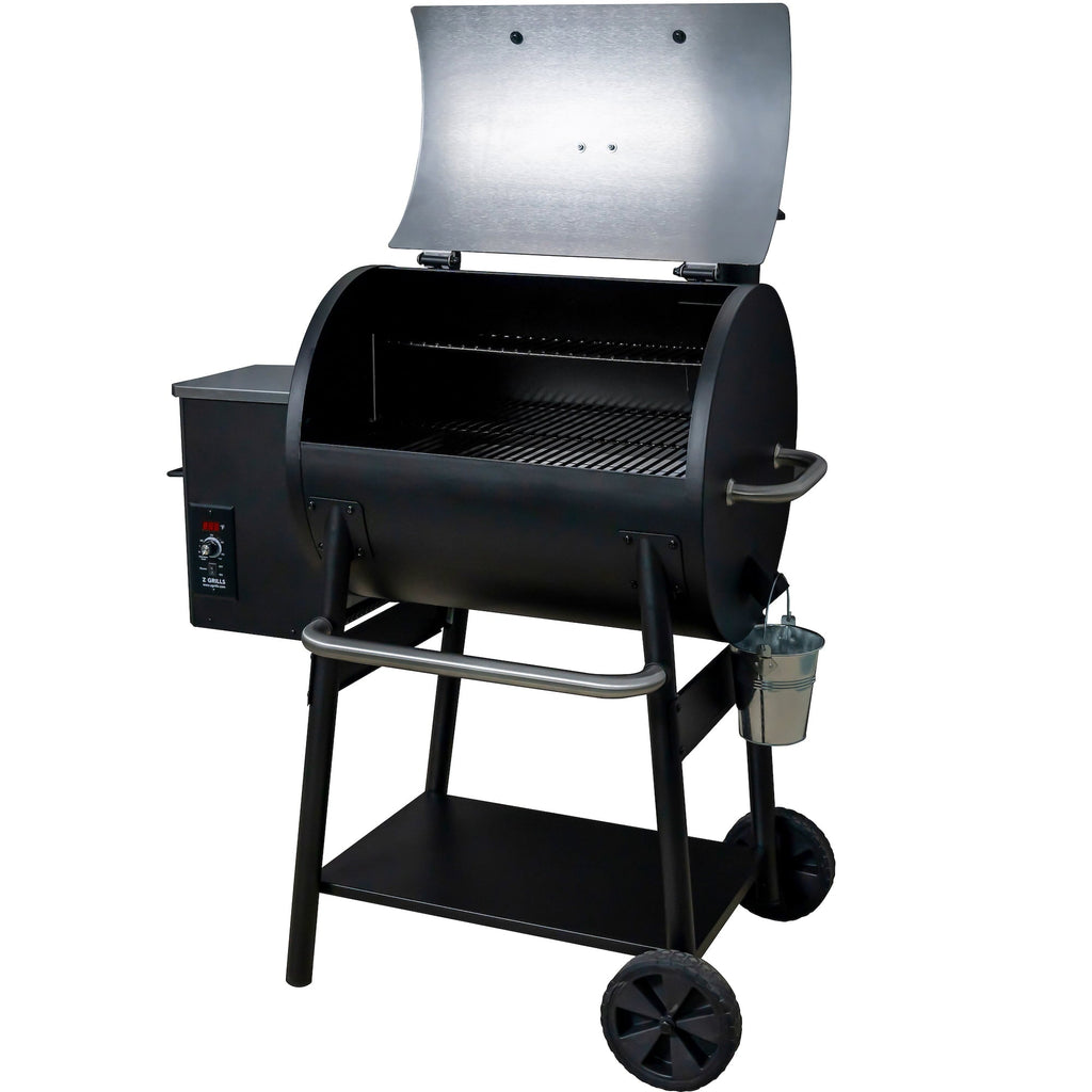 ZPG-550A2E 590 sq. in. Wood Pellet Grill and Smoker 8-in-1 BBQ Stainless Steel