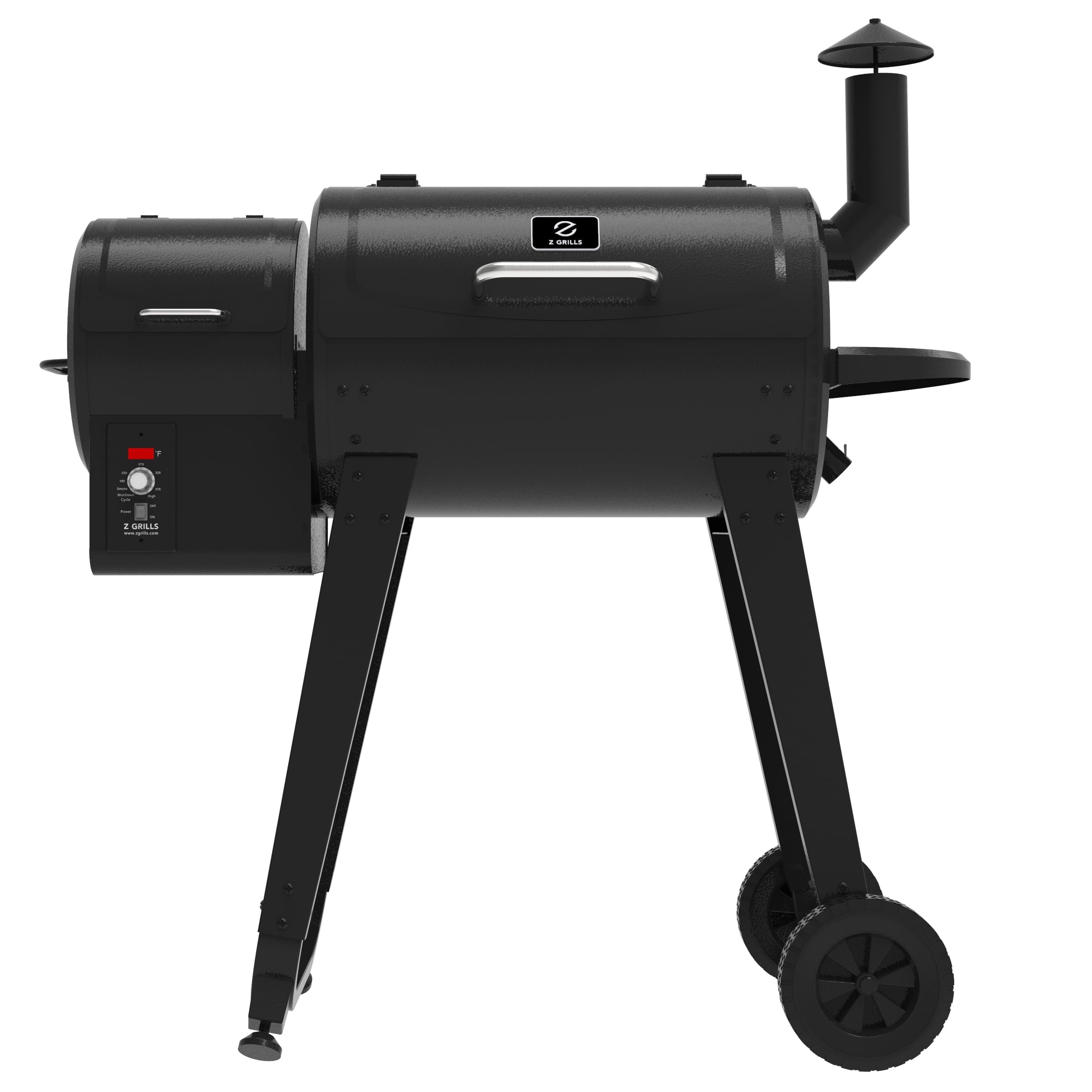 ZPG-450A3 Wood Pellet Grill & Smoker 8-in-1 BBQ 2022 model, Black