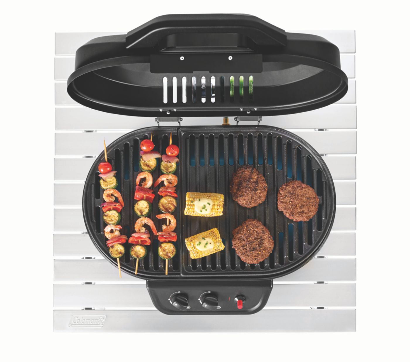 225 Tabletop Propane Gas Grill, Black