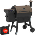 ZPG-7002C3E 697 sq. in. Pellet Grill & Smoker Bronze