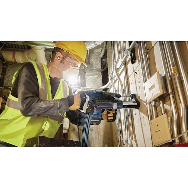 8 Amp 1-1/8 in. Corded Variable Speed SDS-Plus Concrete/Masonry Rotary Hammer Drill with Depth Gauge and Carrying Case