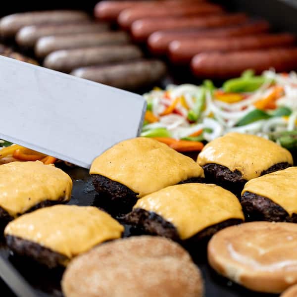 4-Burner Propane Gas Griddle in Black