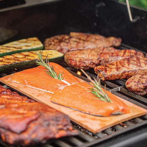 Flavor Pro 4-Burner Propane, Wood Gas Grill with Multi-Fuel Flavor Drawer in Silver