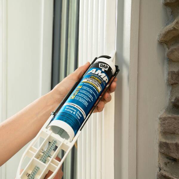 AMP Advanced Modified 9 oz. Crystal Clear Polymer All Weather Window, Door and Siding Sealant (12-Pack)