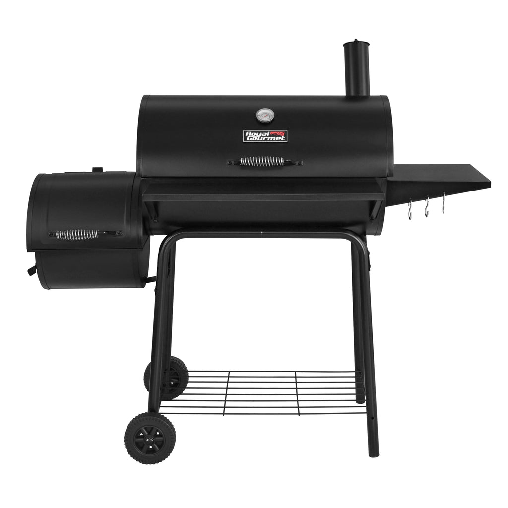 30" CC1830S Charcoal Grill with Offset Smoker