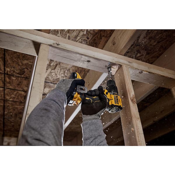 ATOMIC 20-Volt Lithium-Ion Cordless 1/2 in. Compact Hammer Drill with 3.0Ah Battery, Charger and Bag