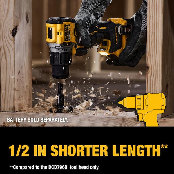 20V Compact Cordless 1/2 in. Hammer Drill (Tool Only)