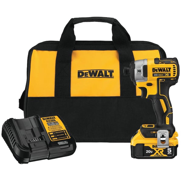 20V MAX XR Cordless Brushless 3-Speed 1/4 in. Impact Driver with (1) 20V 5.0Ah Battery and Charger