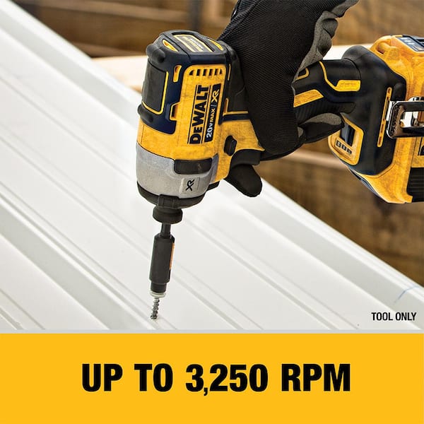 20V MAX XR Cordless Brushless 3-Speed 1/4 in. Impact Driver with (1) 20V 5.0Ah Battery and Charger