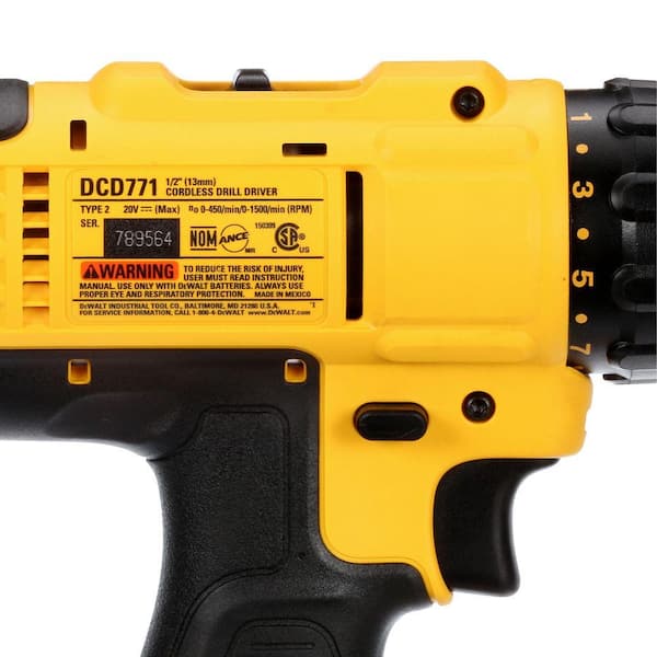 20V MAX Cordless 1/2 in. Drill/Driver, (2) 20V 1.3Ah Batteries, Charger and Bag