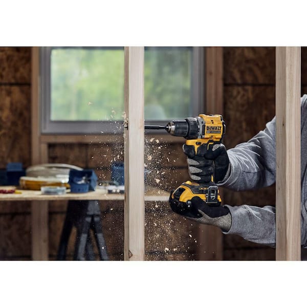 ATOMIC 20-Volt Lithium-Ion Cordless Compact 1/2 in. Drill/Driver Kit with 2.0Ah Battery, Charger and Bag