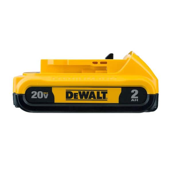 20V MAX Compact Lithium-Ion 2.0Ah Battery Pack (2 Pack)