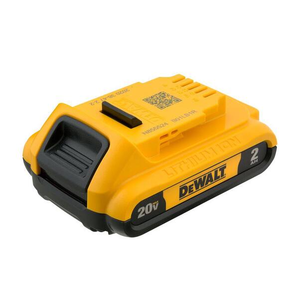 20V MAX Compact Lithium-Ion 2.0Ah Battery Pack (2 Pack)