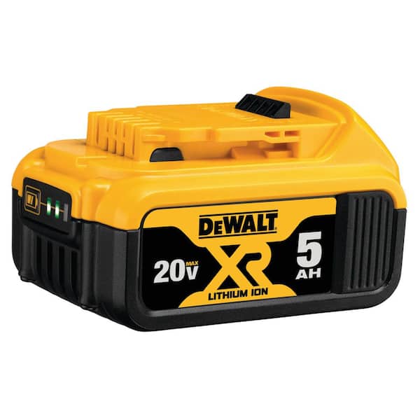 20V MAX XR Premium Lithium-Ion 5.0Ah Battery Pack (2 Pack)