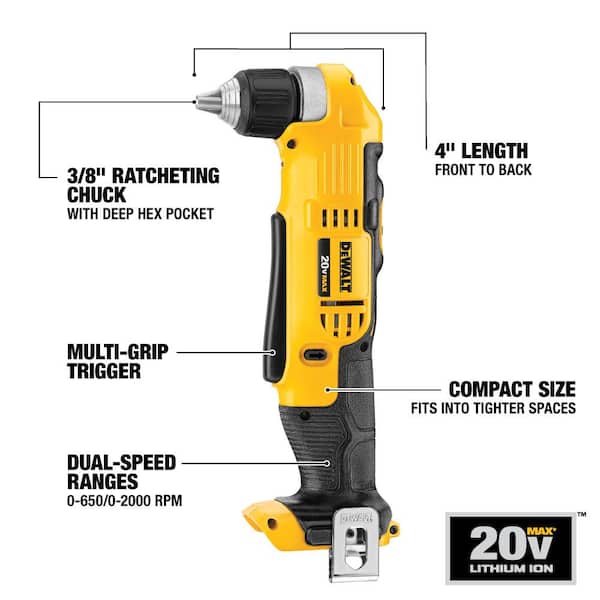20V MAX Cordless 10 Tool Combo Kit, (2) 20V 2.0Ah and (1) 20V 5.0Ah Batteries, and Charger