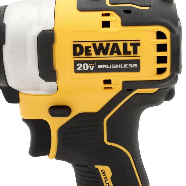 ATOMIC 20V MAX Cordless Brushless Compact Drill/Impact 2 Tool Combo Kit with (2) 1.3Ah Batteries, Charger, and Bag