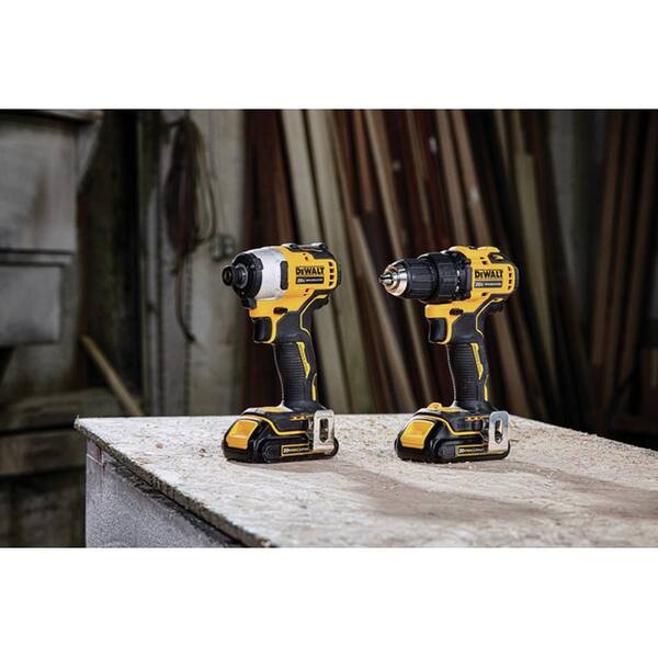 ATOMIC 20V MAX Cordless Brushless Compact Drill/Impact 2 Tool Combo Kit with (2) 1.3Ah Batteries, Charger, and Bag