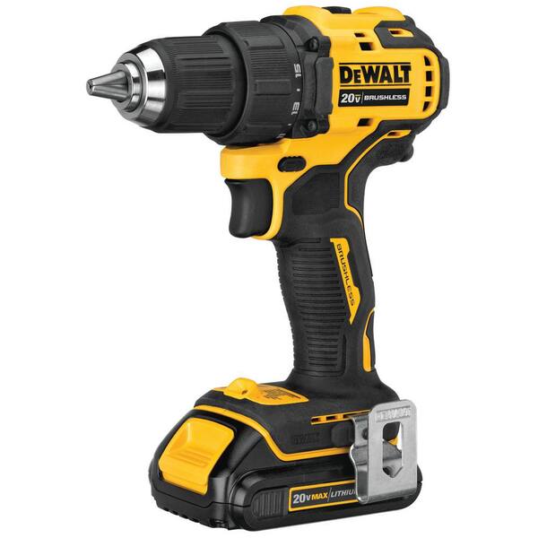 ATOMIC 20V MAX Cordless Compact Drill/Impact 2 Tool Combo Kit, Mech Tool Set (142-PC), and (2) 1.3Ah Batteries