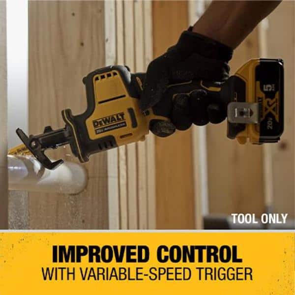 ATOMIC 20V MAX Cordless Brushless 4 Tool Combo Kit, (2) 2.0Ah Batteries, Charger, and Bag