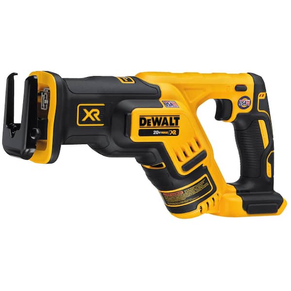 20V MAX XR Cordless Brushless Compact Reciprocating Saw, (2) 20V MAX XR Premium Lithium-Ion 5.0Ah Batteries, and Charger