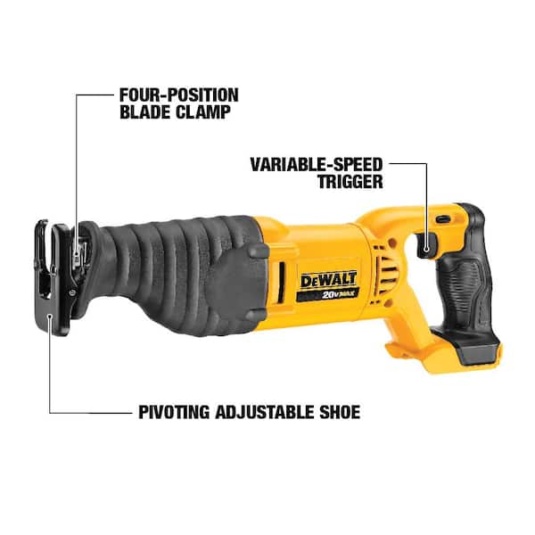 20V MAX Cordless Reciprocating Saw and (1) 20V MAX Compact Lithium-Ion 3.0Ah Battery