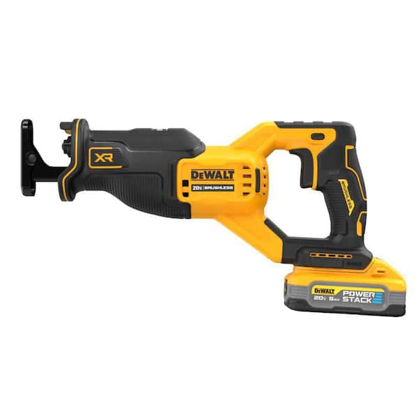20V MAX Lithium-Ion Cordless Brushless Reciprocating Saw Kit with 5.0Ah POWERSTACK Battery and Charger