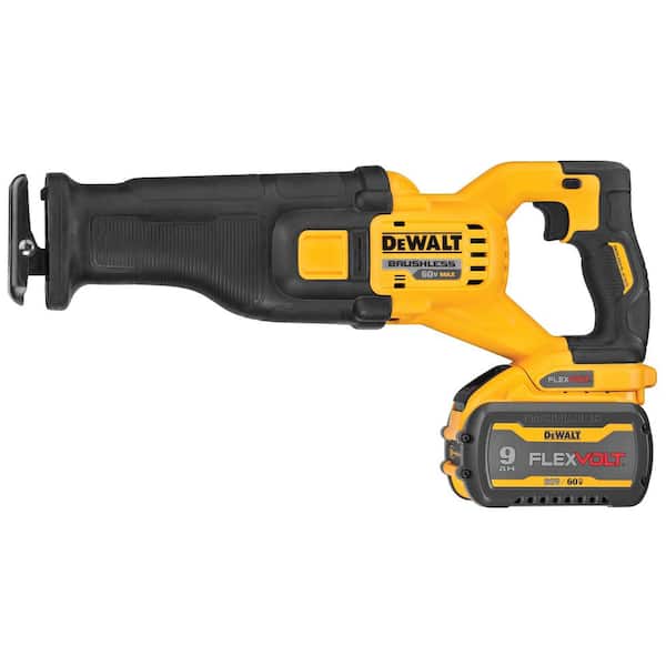 FLEXVOLT 60V MAX Cordless Brushless Reciprocating Saw with (1) FLEXVOLT 9.0Ah Battery