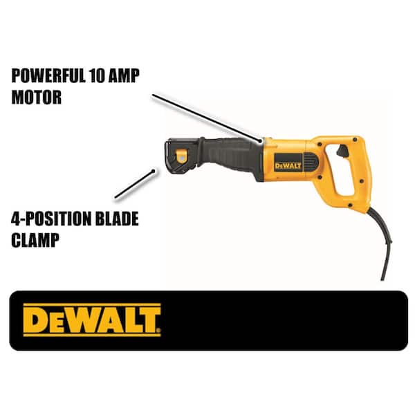 10 Amp Corded Variable Speed Reciprocating Saw