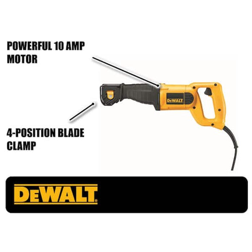 10 Amp Corded Variable Speed Reciprocating Saw