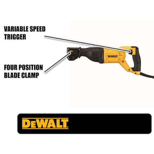 12 Amp Corded Variable Speed Reciprocating Saw
