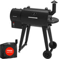 ZPG-450A3 Wood Pellet Grill & Smoker 8-in-1 BBQ 2022 model, Black
