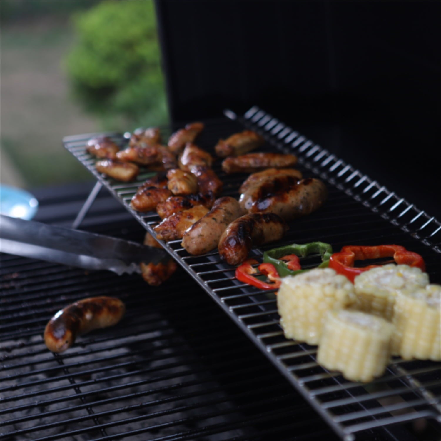 34'' Charcoal Grill Extra Large Portable BBQ  Grill, Black