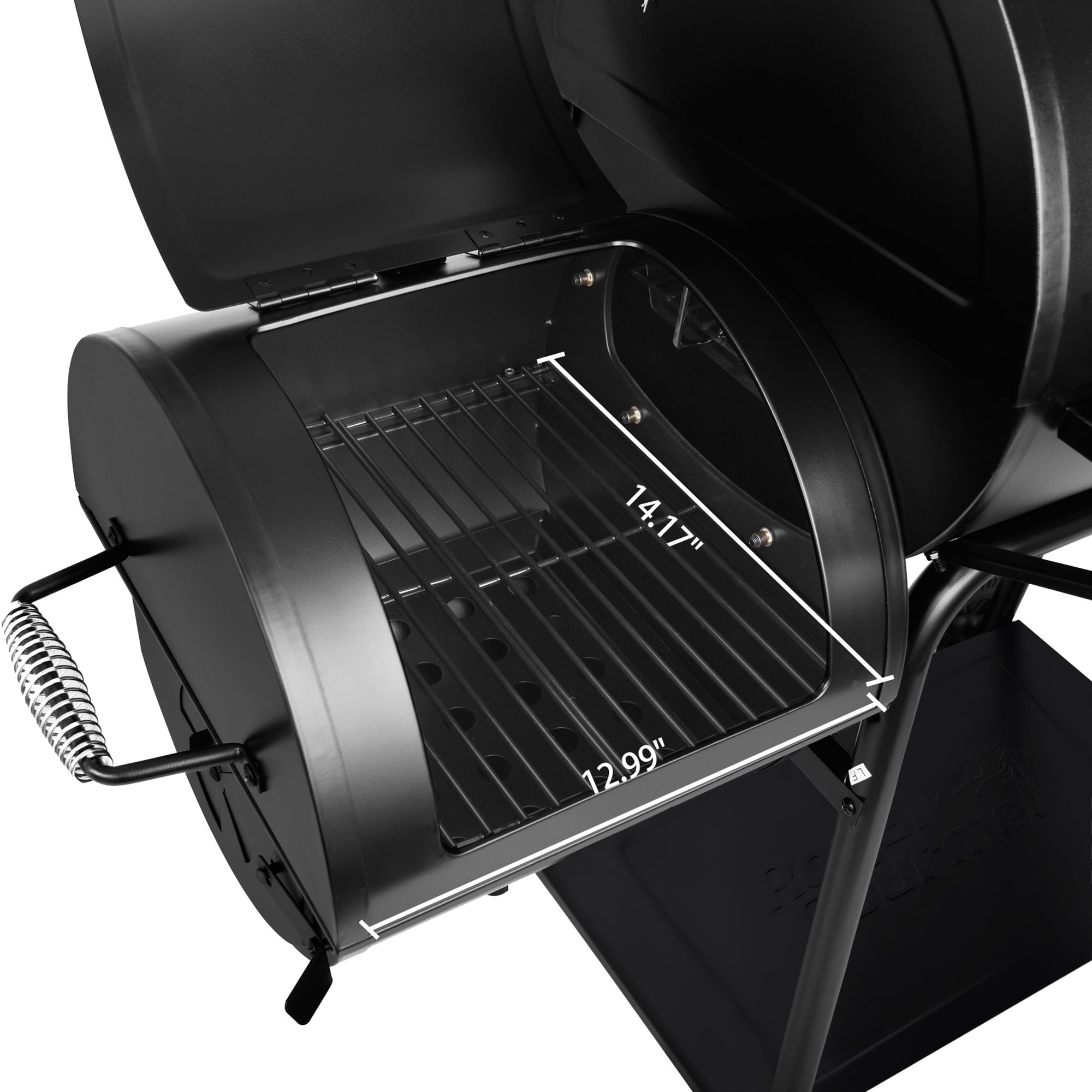 30" CC1830F Charcoal Grill with Offset Smoker