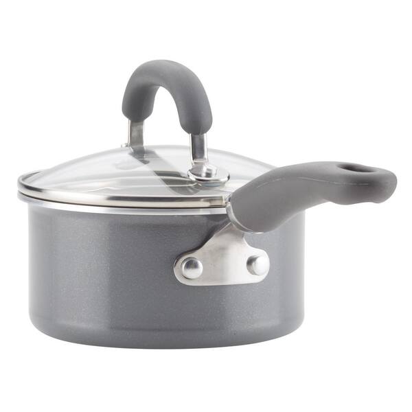 Create Delicious 13-Piece Aluminum Nonstick Cookware Set in Gray Shimmer