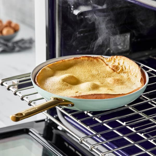 Reserve 10-Piece Hard Anodized Aluminum Ceramic Nonstick Cookware Pots and Pans Set in Julep
