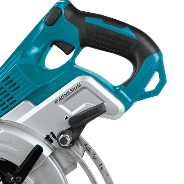 18V X2 LXT Lithium-Ion (36V) Brushless Cordless Rear Handle 7-1/4 in. Circular Saw w/BONUS 5.0Ah Battery 2 Pack