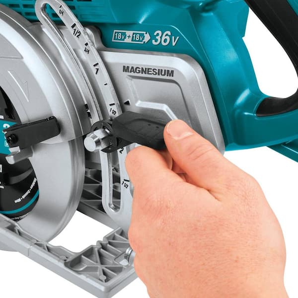 18V X2 LXT Lithium-Ion (36V) Brushless Cordless Rear Handle 7-1/4 in. Circular Saw w/BONUS 5.0Ah Battery 2 Pack