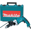 6.6 Amp 1/2 in. Corded Variable Speed Hammer Drill with Torque Limiter Side Handle Depth Gauge Chuck Key Hard Case