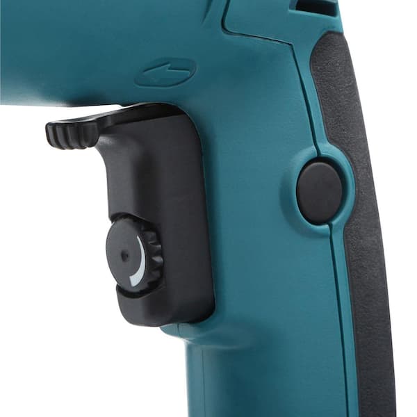 6.6 Amp 1/2 in. Corded Variable Speed Hammer Drill with Torque Limiter Side Handle Depth Gauge Chuck Key Hard Case