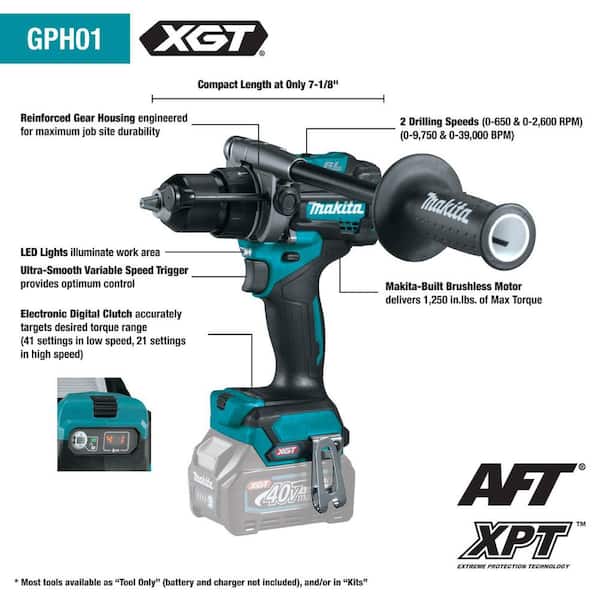 40V Max XGT Brushless Cordless 2-Pc. Combo Kit (Hammer Driver-Drill/Impact Driver) 2.5Ah