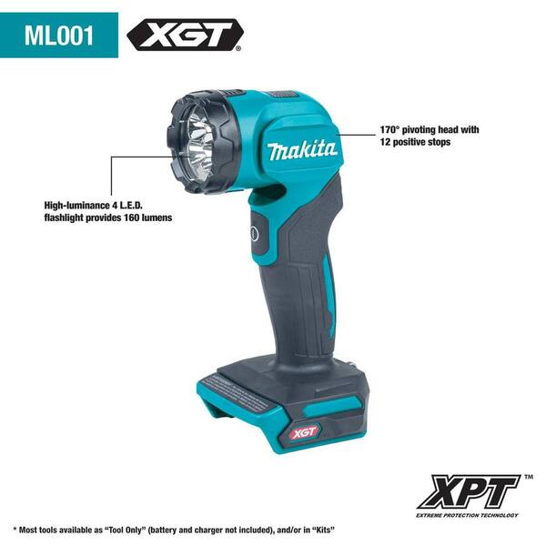40V Max XGT Brushless Cordless 4-Piece Combo Kit (Hammer Driver-Drill/Impact Driver/Circ Saw/Flashlight) 2.5Ah/4.0Ah