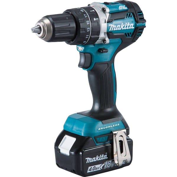 18V LXT Lithium-Ion Brushless Cordless Hammer Drill and Impact Driver Combo Kit (2-Tool) w/ (2) 4Ah Batteries, Bag