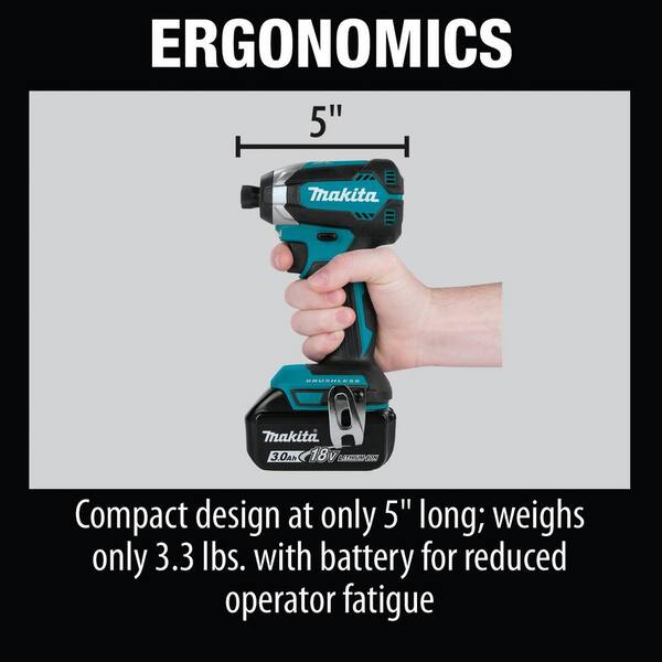 18V LXT Lithium-ion Brushless Cordless 2-Piece Combo Kit 3.0Ah Driver-Drill/ Impact Driver