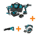 18V LXT Lithium-ion Brushless 2-pc Combo Kit 5.0Ah with bonus 18V LXT Recipro Saw and 18V LXT 6-1/2 in. Circular Saw