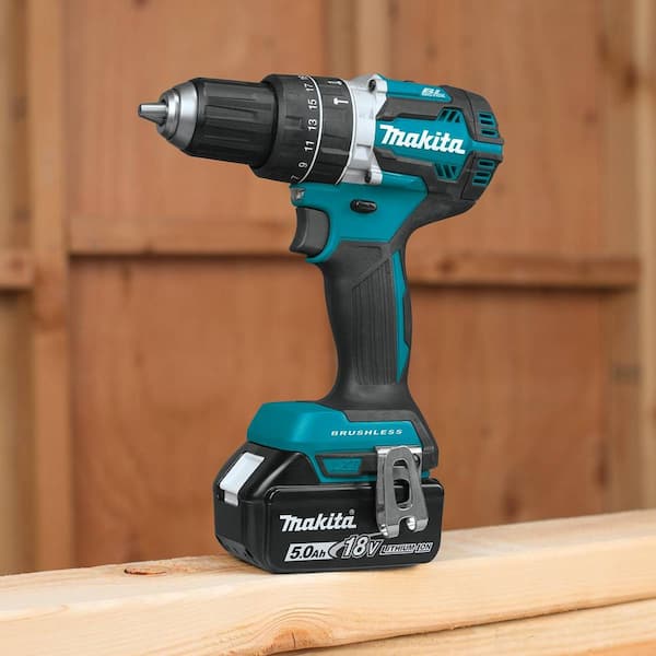 18V 4-Piece 5.0Ah LXT Lithium-Ion Brushless Cordless Combo Kit Hammer Drill/ Impact Driver/ Recipro Saw/ Flashlight